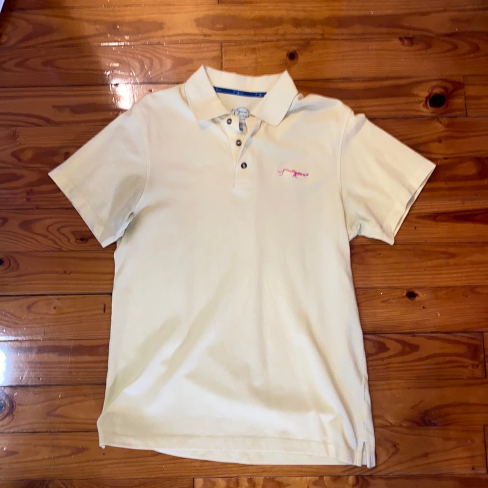MENS True Flies Yellow Polo